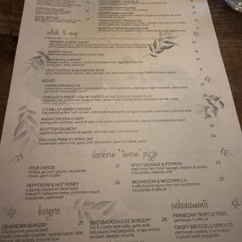 The Dearborn - Menu - New American Near Me - Chicago, Illinois The Dearborn - Menu - New American Near Me - Chicago, Illinois