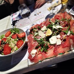 La Scala - Carpaccio avec sa salade