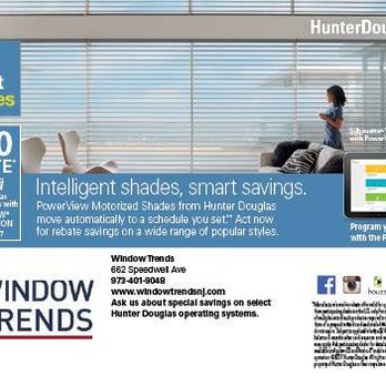 Window Trends - Smart Shades Savings Event valuable rebates available Call Window Trends today 973-401-9048 662 http://www.windowtrendsnj.com - Shades & Blinds Near Me - Morris Plains, New Jersey Window Trends - Smart Shades Savings Event valuable rebates available Call Window Trends today 973-401-9048 662 http://www.windowtrendsnj.com - Shades & Blinds Near Me - Morris Plains, New Jersey