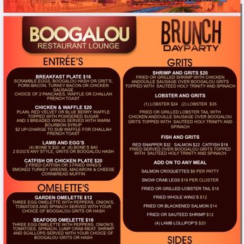 Boogalou - Brunch menu - American Near Me - Atlanta, Georgia