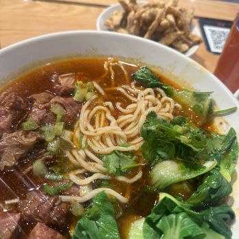Mian - spicy beef noodle soup! crispy fried mushrooms LOVE! - Noodles Near Me - Artesia, California Mian - spicy beef noodle soup! crispy fried mushrooms LOVE! - Noodles Near Me - Artesia, California