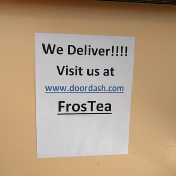 Frostea - They deliver!!! What?!?! Boba... Wheneva you want! - Bubble Tea Near Me - San Francisco, California