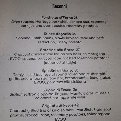 Menu photo 2 Isola Osteria Danville, CA Menu photo 2 Isola Osteria Danville, CA