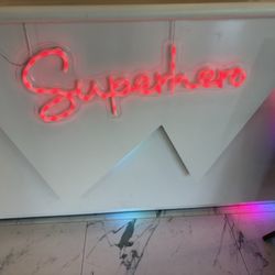Logo at main counter