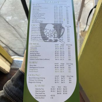Songbird Coffee & Tea House - Menu (Mar 2026) - Coffee & Tea Near Me - Phoenix, Arizona Songbird Coffee & Tea House - Menu (Mar 2026) - Coffee & Tea Near Me - Phoenix, Arizona