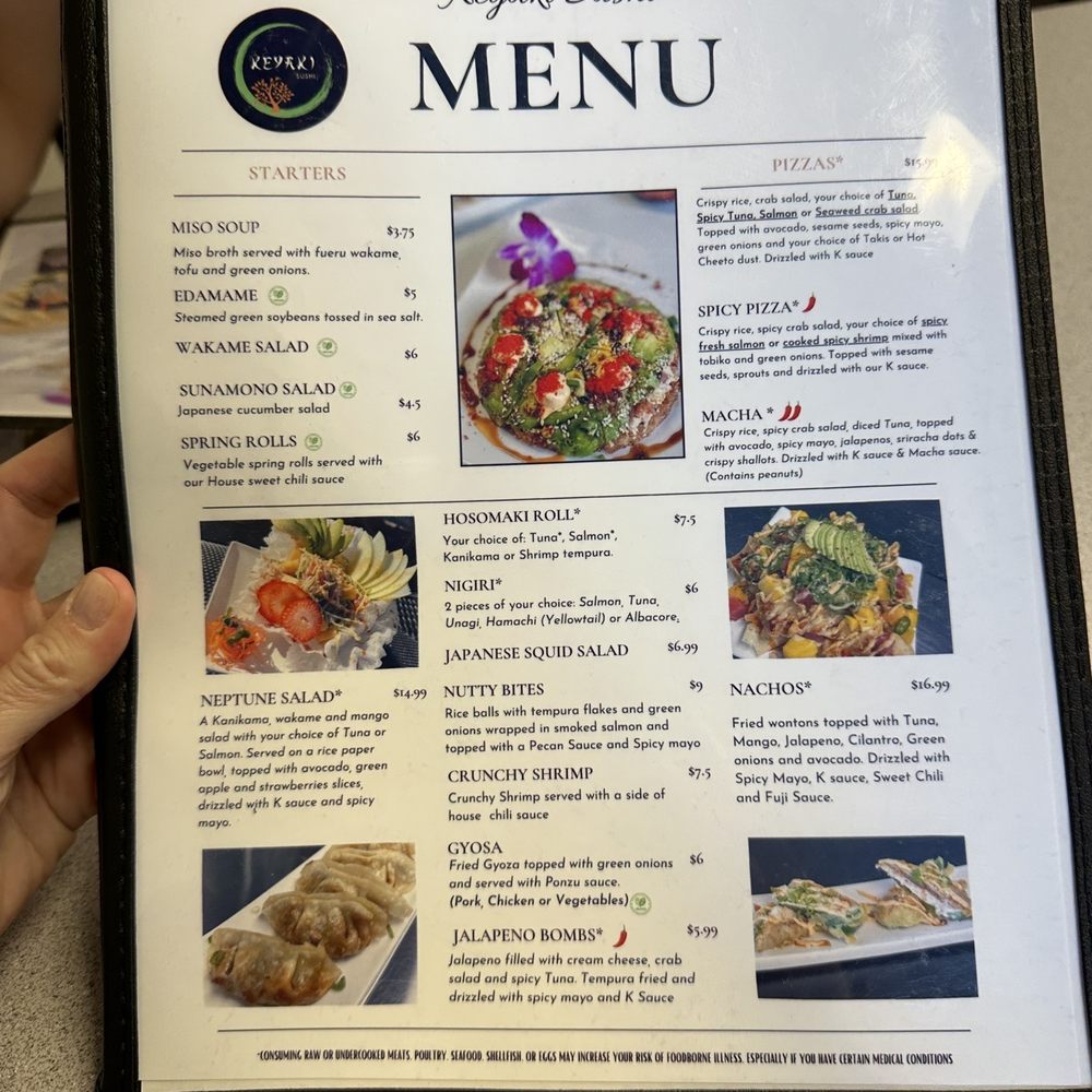 Keyaki Sushi - Menu - Sushi Bars Near Me - Midvale, Utah Keyaki Sushi - Menu - Sushi Bars Near Me - Midvale, Utah