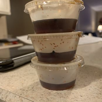 Fuji Sushi - Pathetic amount of sauce (especially the bottom one) - Sushi Bars Near Me - Canton, Ohio
