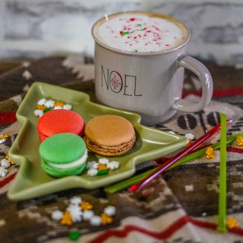 Persimmon Hill Farm And Bakery - a cup of coffee and macarons - Macarons Near Me - Stillwater, Oklahoma Persimmon Hill Farm And Bakery - a cup of coffee and macarons - Macarons Near Me - Stillwater, Oklahoma