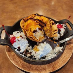 Salsa Restaurant And Bar - The authentic fried ice cream.