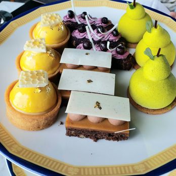 Felix - Top tray of signature afternoon tea pastries/desserts - Modern European Near Me - Hong Kong, HK