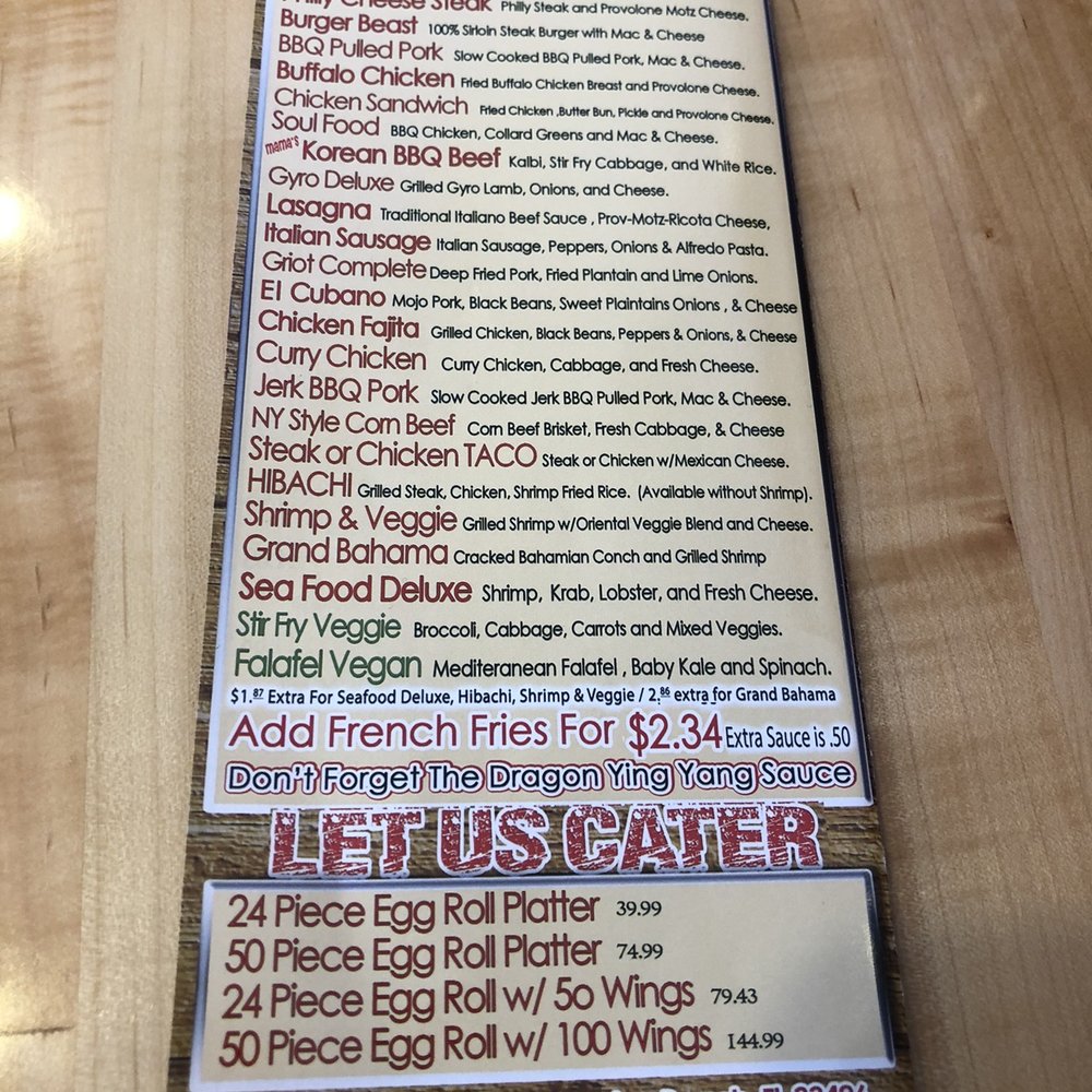 World Famous Boynton Beach - Egg rolls menu - New American Near Me - Boynton Beach, Florida World Famous Boynton Beach - Egg rolls menu - New American Near Me - Boynton Beach, Florida