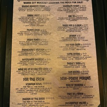 Broken Compass Tiki - Cocktail menu - New American Near Me - Burbank, California Broken Compass Tiki - Cocktail menu - New American Near Me - Burbank, California