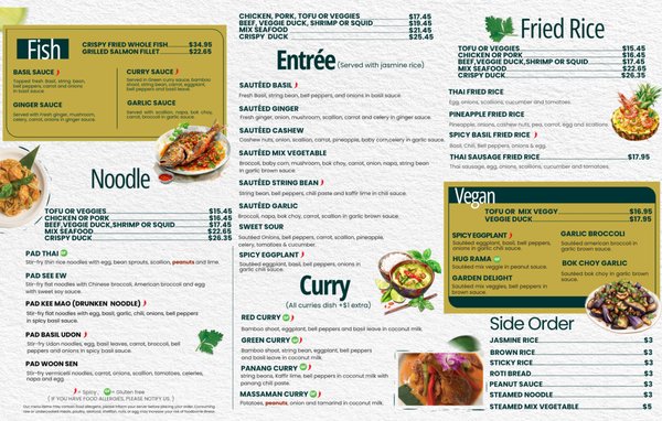Menu photo 2 Hug Thai Cuisine Bellmore, NY Menu photo 2 Hug Thai Cuisine Bellmore, NY