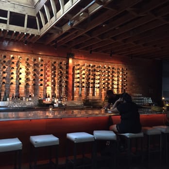 Bodega Wine Bar - The bar. Poor lonely girl. - Wine Bars Near Me - Santa Monica, California