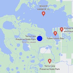 Terra Ceia Preserve State Park - Map of area
