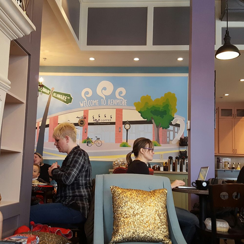 Spot Coffee - Mural inside - Coffee & Tea Near Me - Kenmore, New York Spot Coffee - Mural inside - Coffee & Tea Near Me - Kenmore, New York