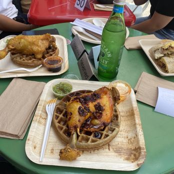 Fatty Mart - Fried Hainan chicken and waffles. - Sandwiches Near Me - Los Angeles, California Fatty Mart - Fried Hainan chicken and waffles. - Sandwiches Near Me - Los Angeles, California
