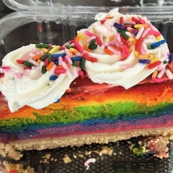 Sweets By Belen Dessert Boutique - Rainbow birthday cheesecake - Desserts Near Me - Houston, Texas Sweets By Belen Dessert Boutique - Rainbow birthday cheesecake - Desserts Near Me - Houston, Texas