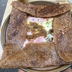 Krügen ROI - ham and cheese crepe