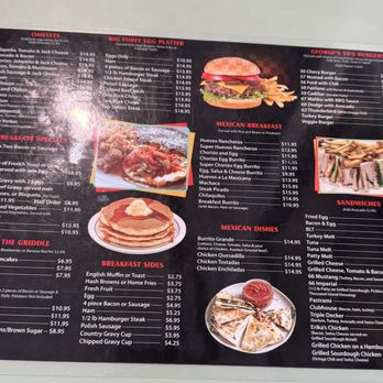 George's 50's Diner - Menu - Diners Near Me - Long Beach, California