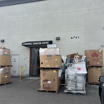Goodwill of Orange County - Back of the store - Thrift Stores Near Me - Westminster, California