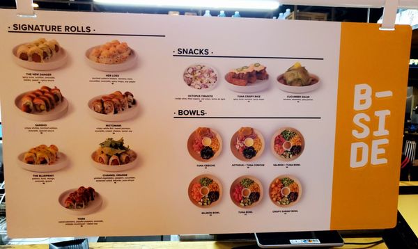 Menu photo 3 B-Side Miami, FL