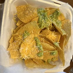 Victor's Taco Shop Ohio - Chips with guacamole and cheese. 0 stars.