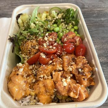 Omee J 2 - Spicy Tuna and Spicy Salmon bowl! - Korean Near Me - San Jose, California