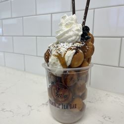 Winnie’s Tea Bar - Brown Sugar Ice Cream in a Waffle.