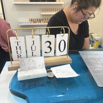 Aloha Nails - Manager lies about pricing and says these have always been the prices don't waste your time - Nail Salons Near Me - Livermore, California