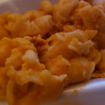 Messi Soul Kitchen - Mac and cheese close up - Soul Food Near Me - Riverside, California Messi Soul Kitchen - Mac and cheese close up - Soul Food Near Me - Riverside, California