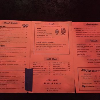 Nickel City - The menu - Dive Bars Near Me - Austin, Texas