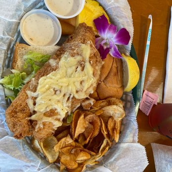 Gramma Dot's - Delicious grouper sandwich! - Seafood Near Me - Sanibel, Florida