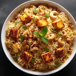 Hyderabadi Paneer Biryani