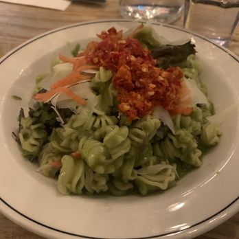 Pasta Louise - pesto w braised short rib - Italian Near Me - Brooklyn, New York Pasta Louise - pesto w braised short rib - Italian Near Me - Brooklyn, New York