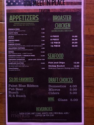 Menu photo 2 Meet'n Place Tavern Philomath, OR