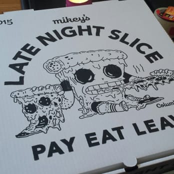Mikey's Late Night Slice - Giant pizza box - Pizza Near Me - Columbus, Ohio