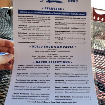 Amicci's - Menu - Italian Near Me - Baltimore, Maryland