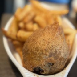 Fish and Chips Houston - The star: haggis