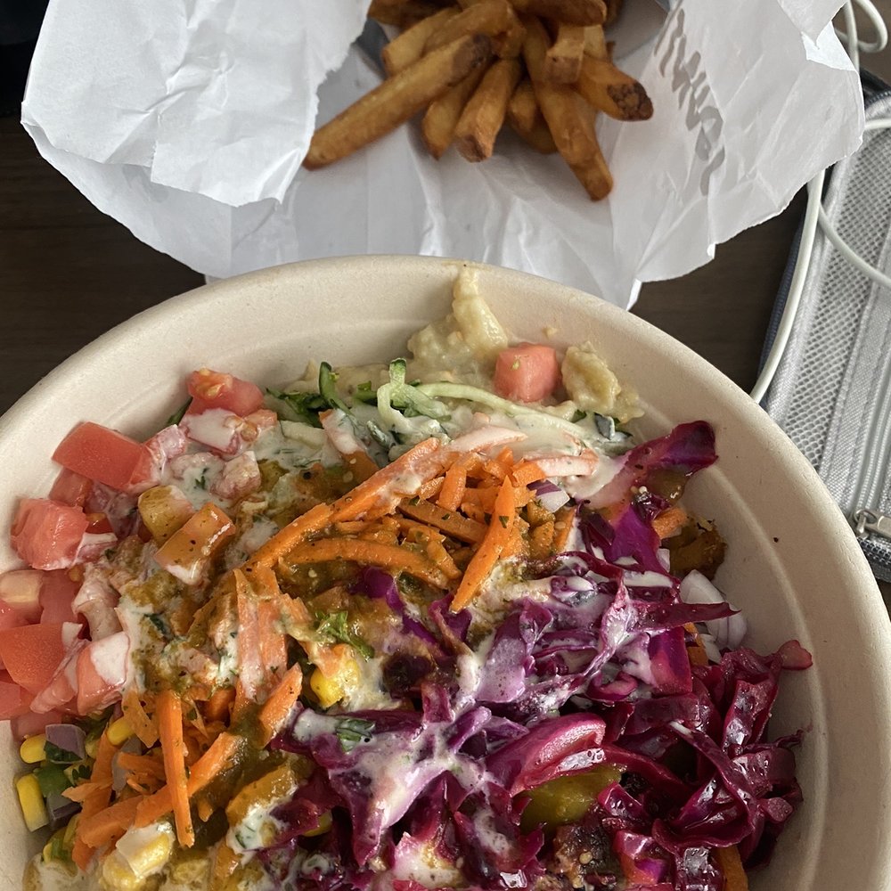 Chicken shawarma with Fries Chicken shawarma with Fries