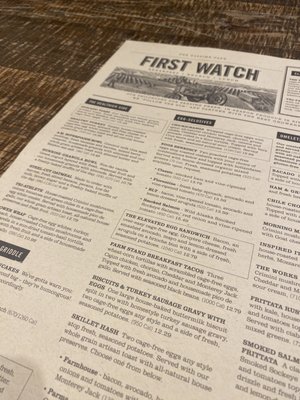 Menu photo 2 First Watch Hermitage, TN
