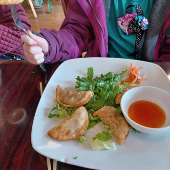 Rose Pho - Potstickers. Sorry, didn't get a photo from before the kid had eaten some. - Vietnamese Near Me - Normandy Park, Washington Rose Pho - Potstickers. Sorry, didn't get a photo from before the kid had eaten some. - Vietnamese Near Me - Normandy Park, Washington