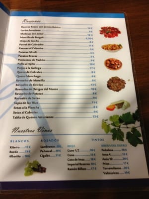 Menu photo 2 Casa de Asturias Madrid, M