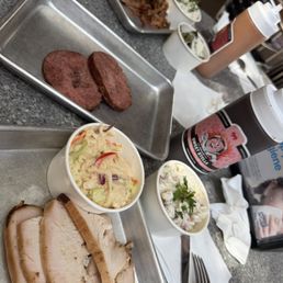 Smoked turkey, salami and pulled pork Smoked turkey, salami and pulled pork