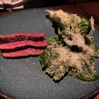 Matu - Filet with Japanese Caesar - Steakhouses Near Me - Beverly Hills, California Matu - Filet with Japanese Caesar - Steakhouses Near Me - Beverly Hills, California