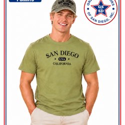 Great Souvenirs of San Diego - Green San Diego Shirt