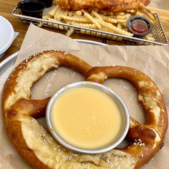 Beer Park - Pretzel w/ Beer Cheese! - Sports Bars Near Me - Las Vegas, Nevada