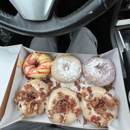 Maple Bacon, raspberry lemon, French Toast, Blueberry Pancake Maple Bacon, raspberry lemon, French Toast, Blueberry Pancake