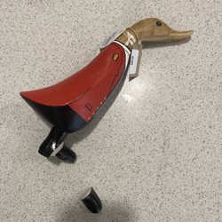 Lansky Lucky Duck - he's not actually ceramic but a mix of wood and resin, like the store staff, a bit rigid and not the most welcoming