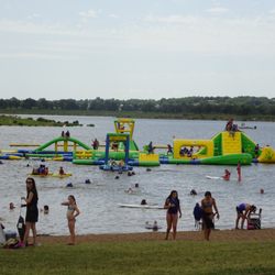 Yogi Bear's Jellystone Park - One of the largest floating aqua parks (Wibit) in Oklahoma.